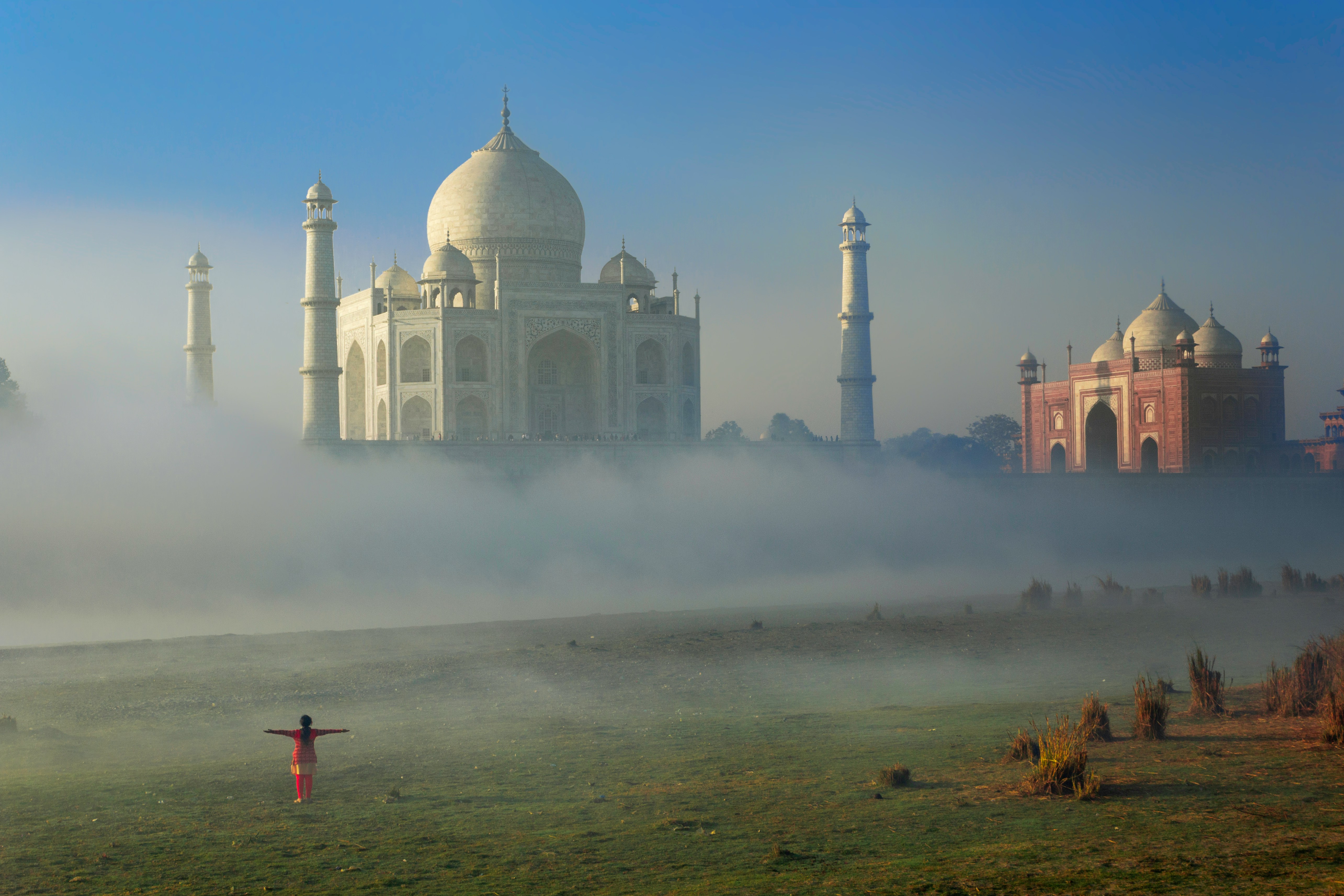 Taj Mahal at sunrise
